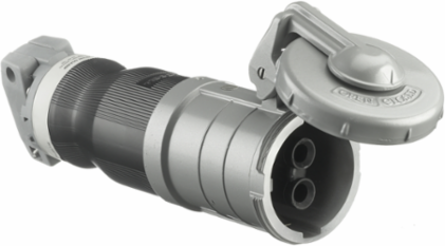 Insulgrip Female Connector 60A 600V AC, 2-Pole, Watertight