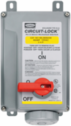 Heavy Duty Female Mechanically Interlocked Receptacle 60A 125V AC 3-Wire Watertight