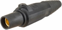 Heavy Duty Female Plug, 400A 600V AC/DC, Industrial Grade, Black