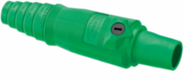 Heavy Duty 400A Female Plug, 600V AC/DC, Green, Single Conductor