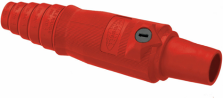 Heavy Duty Female Plug 400A 600V AC/DC, 6.250 Inch Width, Red