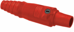 Heavy Duty Female Plug 400A 600V AC/DC, 6.250 Inch Width, Red