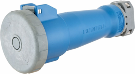 100A Watertight IEC Female Connector Body, 3-Pole, 4-Wire