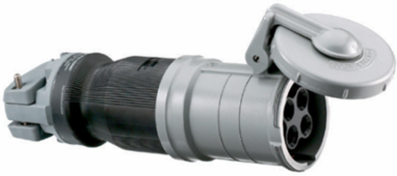 Heavy Duty IEC Pin & Sleeve Connector, 100A 3-Pole 600V AC