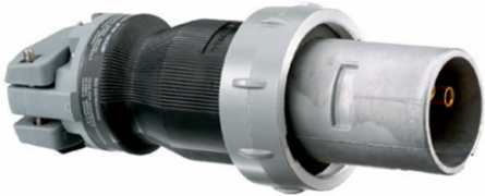 Heavy Duty Watertight 100A 600V AC Male Plug, 3-Pole 4-Wire