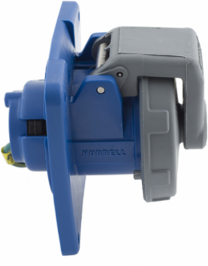 Heavy Duty Female Receptacle 100A 3-Phase 250V AC Watertight