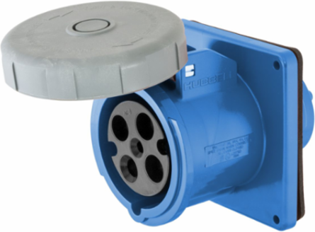 Heavy Duty Female Receptacle 100A 3-Phase 250V AC Watertight