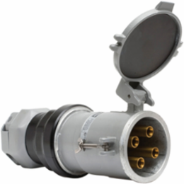 Watertight Female Connector Body, 200A 600V AC, 3-Pole 4-Wire