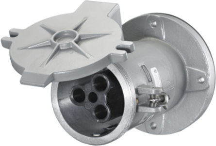 Insulgrip Female Receptacle 200A 3-Pole 4-Wire Watertight