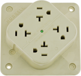 4-PLEX Surge Suppression Receptacle 20A 125V 3-Wire Grounding