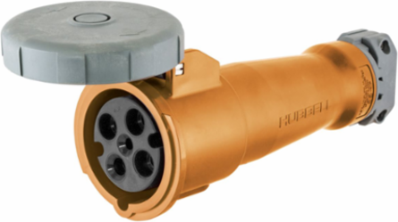 Heavy Duty Female Connector Body, 30A 125/250V, 3-Pole, Watertight