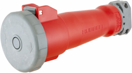 Heavy Duty IEC 30A 3-Phase Connector, 4-Wire Grounding, Watertight
