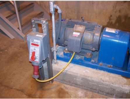 Heavy Duty Female Mech Interlocked Receptacle, 30A, 3-Phase, 480V AC, Watertight