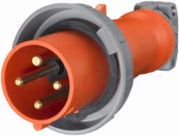 Heavy Duty Watertight Male Plug, 30A 125/250V, 3-Pole, 4-Wire