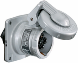Insulgrip 30A Watertight Female Receptacle, 3-Pole 4-Wire, 600V AC