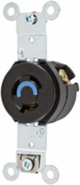 15A 250V Industrial Twist-Lock Receptacle, NEMA L6-15R, 3-Wire