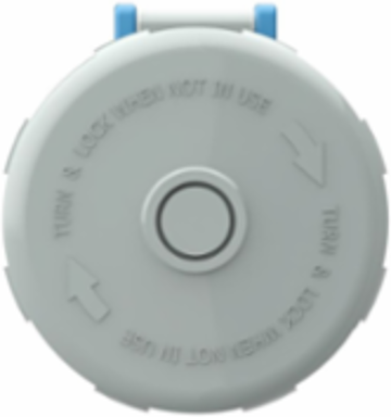 Watertight IEC Female Connector Body, 60A 3-Phase, 250V AC, 3-Pole 4-Wire