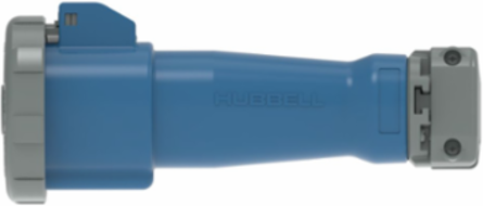 Watertight IEC Female Connector Body, 60A 3-Phase, 250V AC, 3-Pole 4-Wire