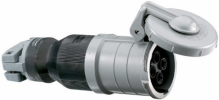 Insulgrip Female Connector Body, 60A 600V AC, 3-Pole 4-Wire
