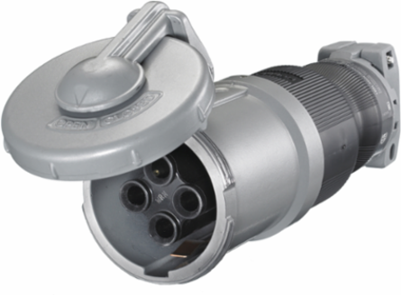 Insulgrip Female Connector Body 60A 600V AC 3-Pole 4-Wire Watertight