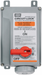Heavy Duty IEC Pin and Sleeve Receptacle, 60A 125/250V, 3-Pole 4-Wire, Watertight, Orange