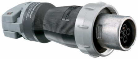Heavy Duty Insulgrip Male Plug 60A 600V AC 3-Pole 4-Wire