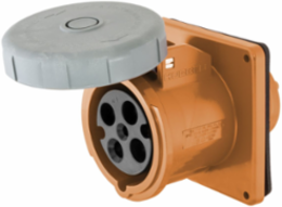 Heavy Duty Watertight IEC Female Receptacle 60A 125/250V 3-Pole