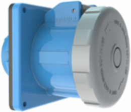 Heavy Duty Watertight Receptacle, 60A, 3-Pole, 4-Wire, 250V AC