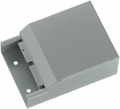 Metal Raceway Entrance Fitting 5.1 Inch Wide Steel Gray, CSA Certified