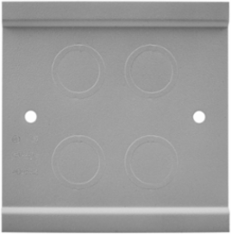 Metal Raceway Tap Off Fitting 2-Gang, 4.800 Inch Width, Steel