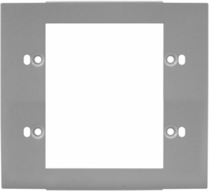 Metal Raceway Plate, Double, 2-Gang, Gray, 5 Inch Width