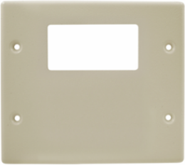 Metal Raceway Plate, Double, 2-Gang, Scratch Resistant, 4.8 Inch Width