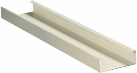 Metal Raceway 10 Foot Base, Steel, 4.77 Inch Width, Ivory