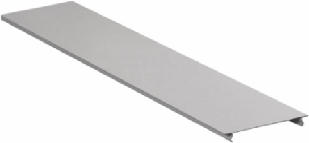 Metal Raceway, 5 Foot Cover, Gray, Single Channel, 4.7 Inch Width