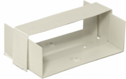 Metal Raceway H to WM Transition Fitting, Steel, 3.3 Inch Width