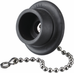 Midget Twist-Lock Closure Cover, 15A 2-Wire, 1.50 Inch x 1.50 Inch x 0.83 Inch