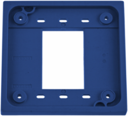 4-Plex Adapter Plate for 1-2 Gang Boxes, Blue, 125V, 20A