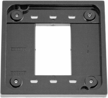 Gray 4-Plex Adapter Plate for 1 & 2 Gang Boxes, 4.78 Inch x 4.78 Inch x 0.58 Inch
