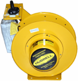 Weatherproof Cord Reel 50 Ft, 12/3 SOW-A, 600 VAC, Heavy Duty