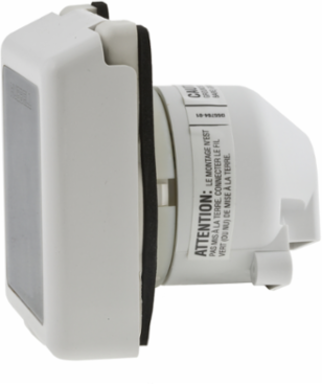 Marine Grade Twist-Lock Shore Power Inlet 50A 125V 2-Pole 3-Wire
