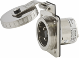 Marine Grade Shore Power Inlet 50A 125V 2-Pole 3-Wire Grounding Plug