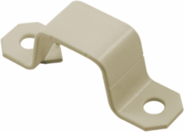 Metal Raceway Mounting Strap, Ivory, Steel, 0.600 Inch Width