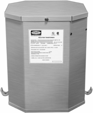 Marine Isolation Transformer 15 kVA, White Powder Coated Steel, #316 Stainless Steel