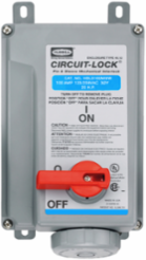 Heavy Duty 100A IEC Pin & Sleeve Receptacle, 4-Pole 5-Wire, Watertight
