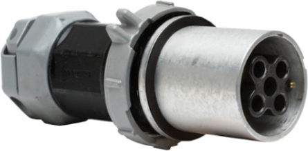 Industrial Grade Watertight Plug, 100A, 4-Pole, 5-Wire