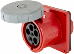 Watertight IEC Pin and Sleeve Female Receptacle 100A 3-Phase 277/480V