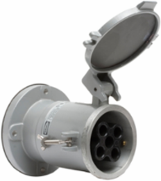 Heavy Duty Watertight Female Receptacle 100A 4-Pole 600V AC