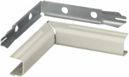 Metal Raceway Internal Elbow 5 Inch x 5 Inch Steel Ivory