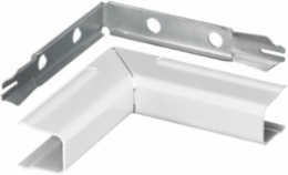 Metal Raceway Internal Elbow 3.4 Inch Steel White