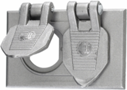 Weatherproof Cover, 1-Gang Cast Aluminum, 4.58 Inch x 2.9 Inch